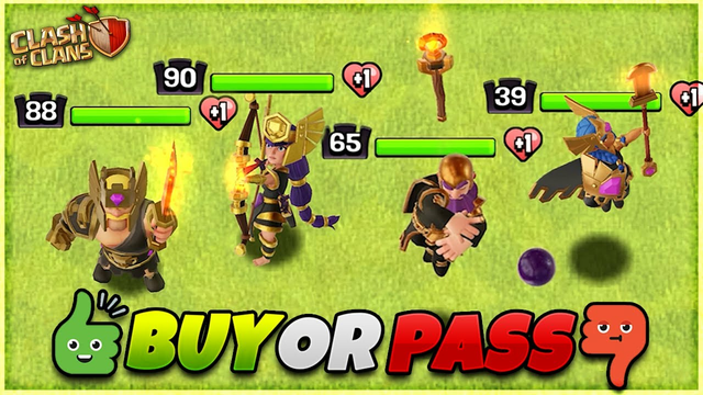 BUY OR PASS CHAMPION SKINS IN CLASH OF CLANS