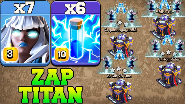 NEW Zap Electro Titan Smash Th15 !! Best Th15 Attack Strategy in Clash of Clans - CWL 2023