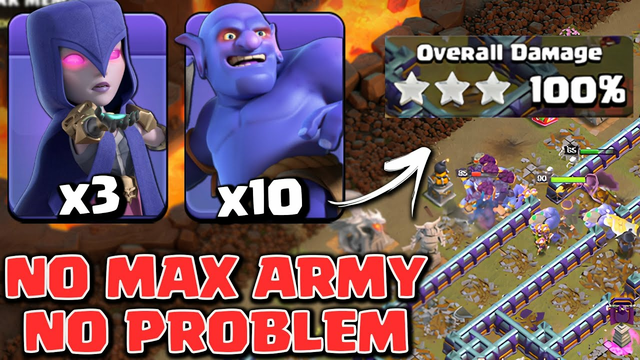 How to Crush Town Hall 15 Bases without Max Bowlers & Witches for 3 Stars - Clash Of Clans