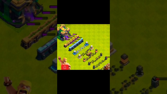 1x Log Launcher Vs All Level Walls Clash Of Clans #shorts #coc #clashofclans