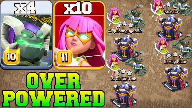 New Golem & Super Archer Attack is Overpowered !! Best Th15 Attack Strategy - Clash Of Clans - CWL