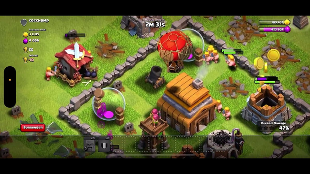 Road To Max CLASH OF CLANS  Now TH4 and Got 3rd Builder Episode 4