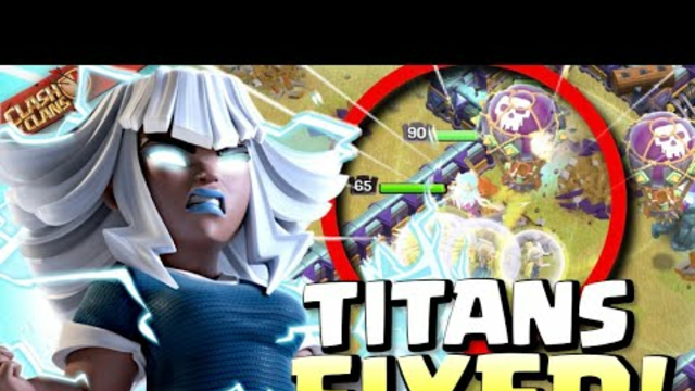 Chihawa fixed the biggest FLAW in TITAN Attacks by bringing LESS TITANS! Clash of Clans