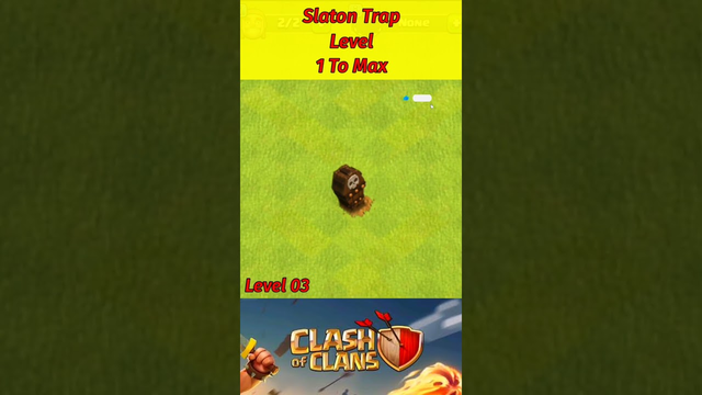 Skeleton Trap Level 1 To Max | Clash Of Clans | #youtubeshorts #clashofclans #gaming