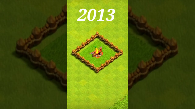 Journey to 2013 to 2023 Clash of clans #shorts #coc #clashofclans