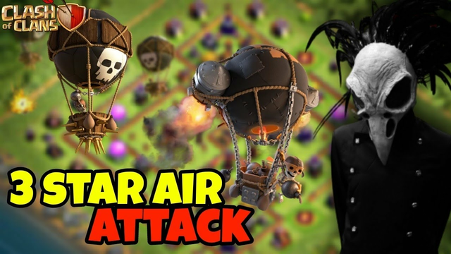 Air attack with balloons || Easy 3 star || Clash of clans