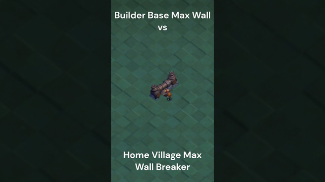 BH Max Wall Vs Max Wall Breaker | Clash of Clans  #clashofclans #clashing #clash #coc #gaming