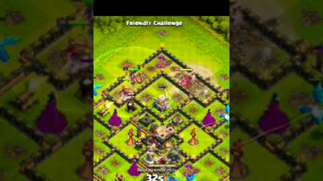 attack on a heavy villagell # clash of clans