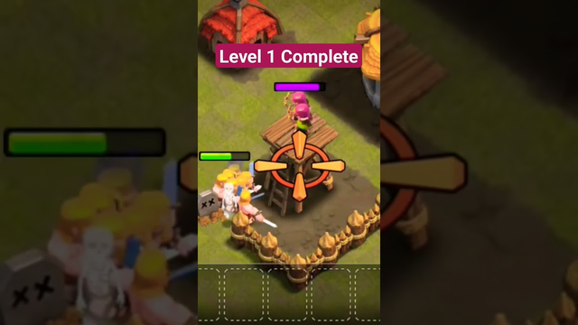Clash of Clans First Level Complete