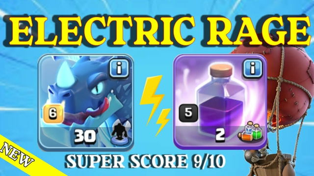 The ELECTRIC RAGE Spell TH15 ATTACK Strategy ! (clash of clans)