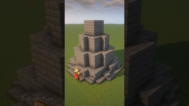 Minecraft Timelapse - lv5 Wizard Tower Clash of Clans  #minecraft #gaming #timelapse