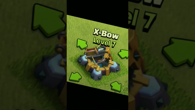 Clash of clans X-Bow level 1 to 10 #coc #clashofclans #shorts #trending #hardwork