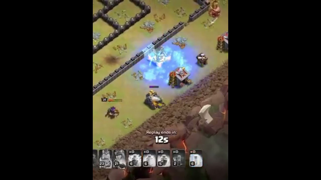queen and freez vs x bow (clash of clans) #clashofclans #shortvideos #shorts #viral