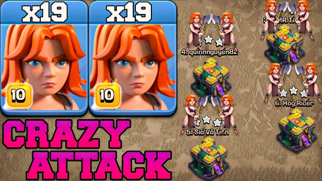Th14 Valkyrie Attack Strategy 2023 !! 19 Valkyrie + 3 Golem - Th14 Attack Clash Of Clans