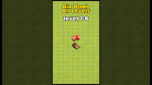 Air Bomb All Levels Clash Of Clans