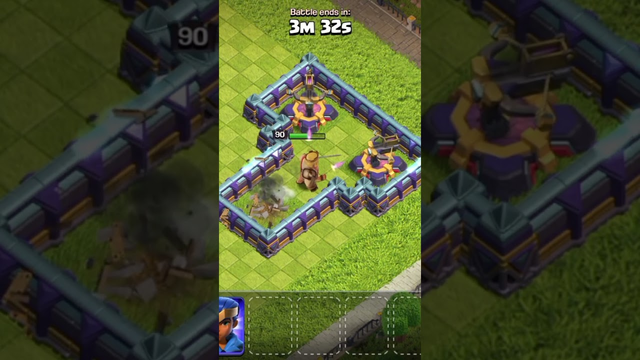 BARBARIAN KING VS X BOW | Clash of clans #shorts #clashofclans #barbarianking