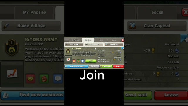 Join My Clan in Clash of Clans