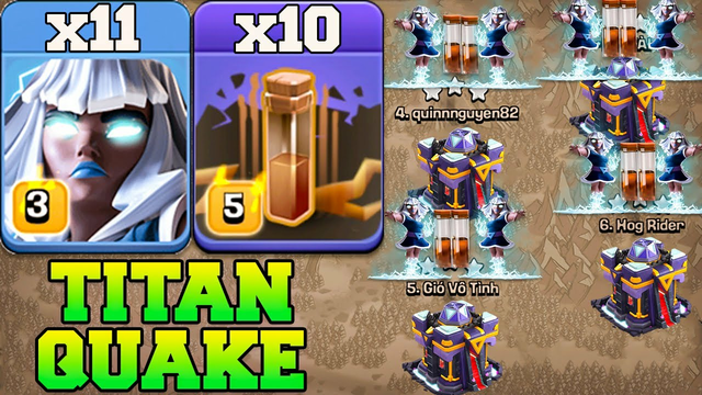 New TITAN QUAKE is UNSTOPPABLE !! Best TH15 Attack Strategy Clash of Clans
