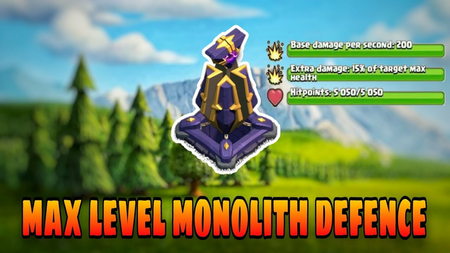 most powerful defence  in coc | max level monolith in clash of clans