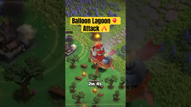Balloon Lagoon ( Clan Capital ) Attack in Clash of Clans