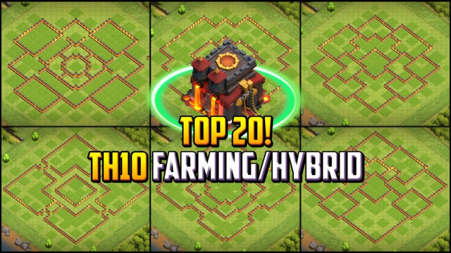 TOP 20! Ultimate Town Hall 10 (TH10) Farming/Hybrid Base Layout with Copy Link 2023 | Clash of Clans