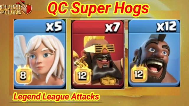 Legend League Attacks QC Super Hogs #4 | Clash of Clans