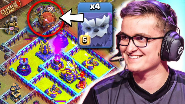 JOJO deletes this base with INSANE YETI BOMB VALUE in Prep for Clash Worlds! Clash of Clans