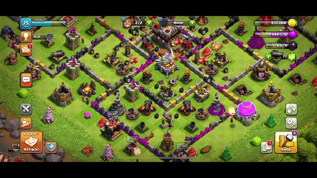 My clash of clans base in under a minute