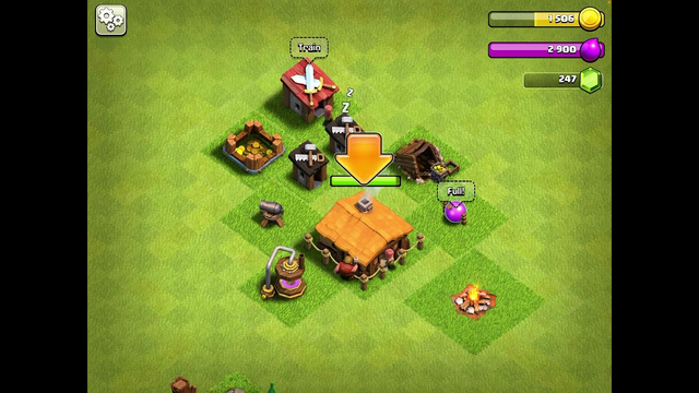 Day 1 of making a new account on clash of clans
