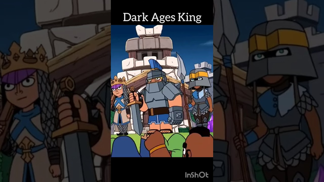 COC - Barbarian King To Dark Ages King Transformation  (Clash Of Clans)  #shorts
