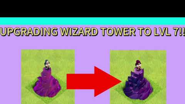 UPGRADING WIZARD TOWER TO LVL 7!!! || clash of clans gameplay #coc