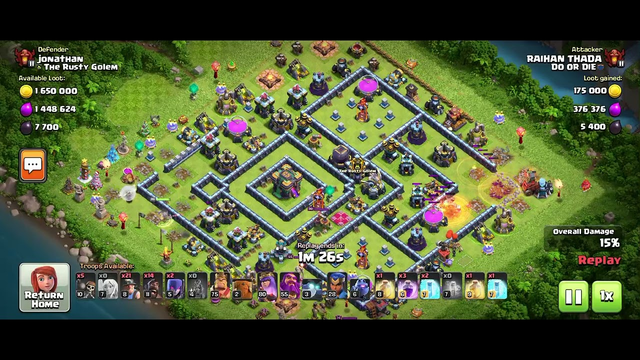 A biggest loot in clash of clans (COC)