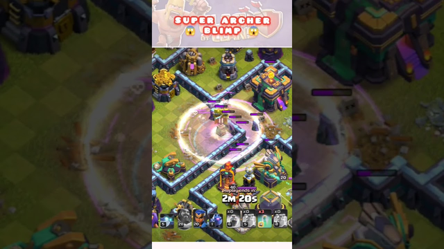 Full Mastering Clash of Clans: Super Archer Blimp Attack Strategy  #clashofclans #coc #sumit007