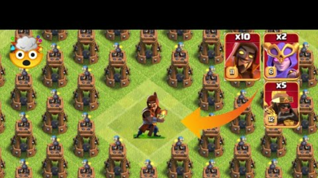 Level 1 Bomb Tower Base vs All Super Troops | Clash of Clans