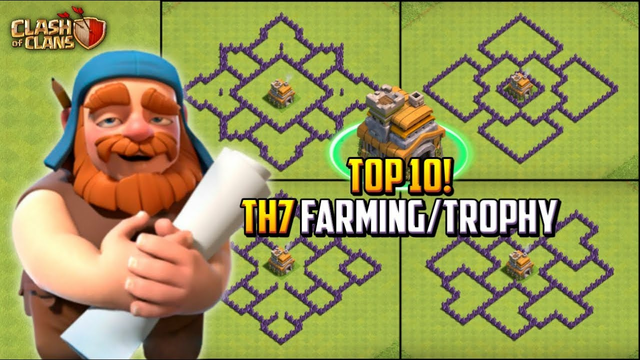 TOP 10! Best Town Hall 7 (TH7) Farming/Trophy Base Layout + Copy Link 2023 | Clash of Clans