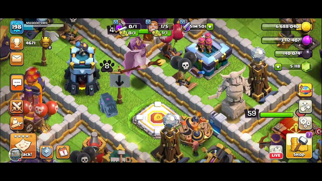 Clash of Clans Easy to Finish Clan Game Live Streaming #coc #livegaming