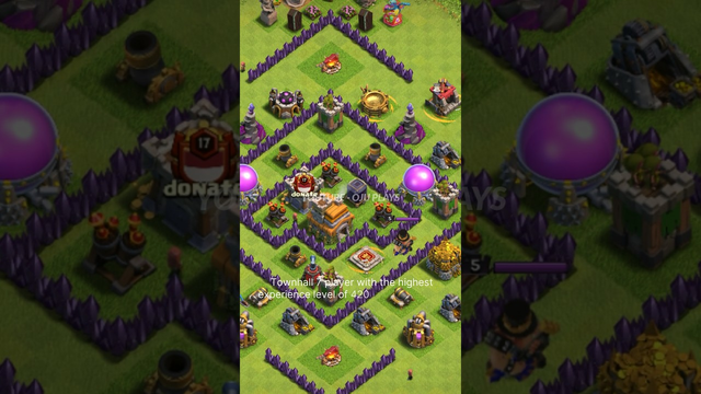 Town Hall 7 (TH7) Highest XP Level (Clash of Clans)
