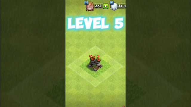 Air defence level up in clash of clans.