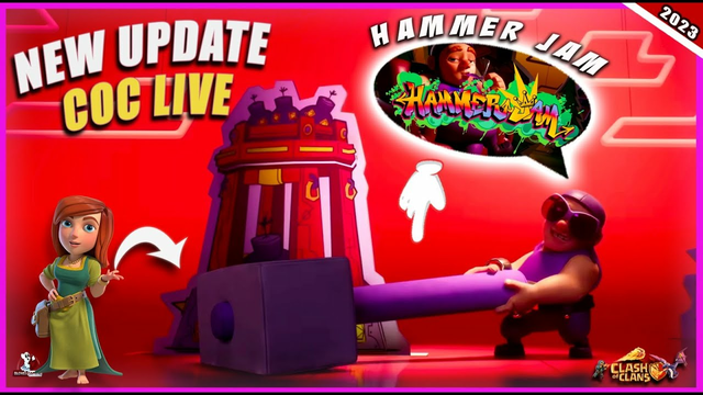 COC LIVE | Town Hall 16 HAMMER JAM in Clash of Clans | HAMMER JAM Upgrade Uproar! #clashofclans #coc