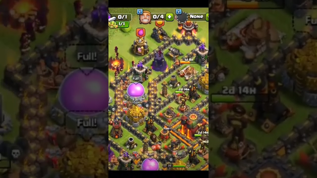 Town hall 10 max base CLASH OF CLANS #viral