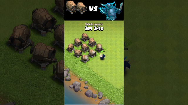 Max level Giant Cannons Vs Max Level Pekka | Clash of Clans