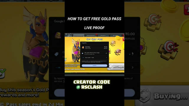 Clash of Clans Tips and Tricks: Free Gold pass and Scenery in Clash of Clans