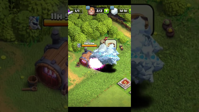 Lava Hound Becoming To Ice Hound |Clash of Clans| #shorts #clashofclans #coc