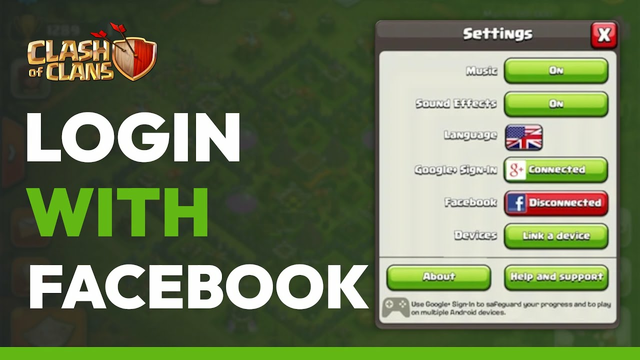 How To Login With Facebook in Clash of Clans (2023)