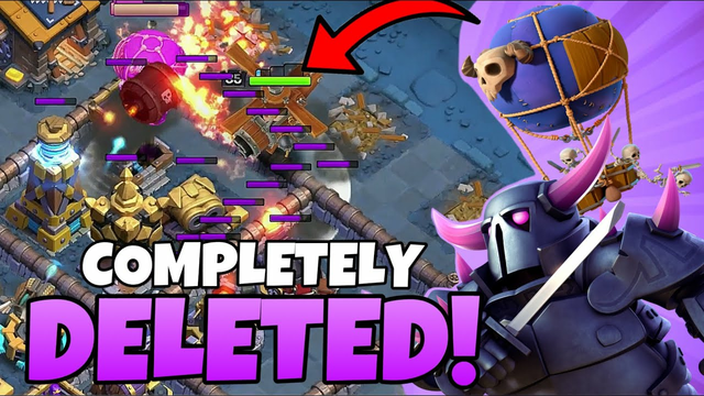 DROPSHIPS and P.E.K.K.A.S completely DELETE MAXED BASES | Clash of Clans Builder Base 2.0
