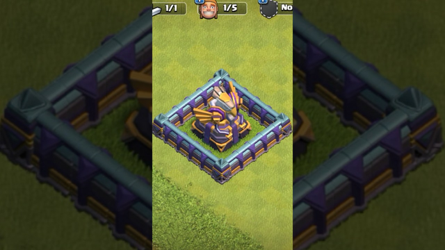 Upgrade Eagle Artillery Level-1 to Max Clash of clans #gaming #viral