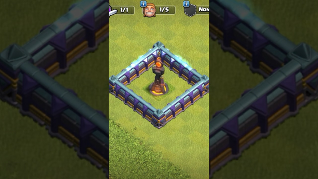 Upgrade Inferno Tower Level-1 to Max Clash of clans #gaming #viral
