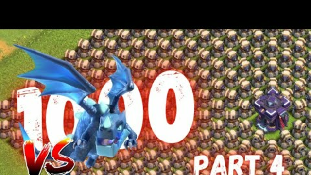 1000 Electro Dragon VS ALL ARMY DeFeNSeS || PART-4 || Clash of Clans#mrsteeve#clashofclans #shorts
