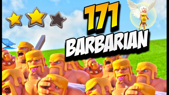 100++ Barbarians in Clash of clans