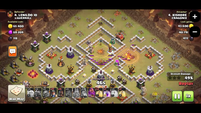 Hybrid attack in CWL | Clash of clans | Clash with Cragonix